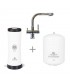 Aquapeak waterfilter set met 6 liter watertank en drieweg keukenkraan "Helsinki"