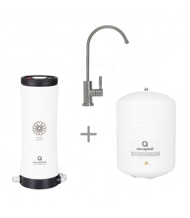 Aquapeak waterfilter met 6 liter watertank en Luzern eenweg keukenkraan