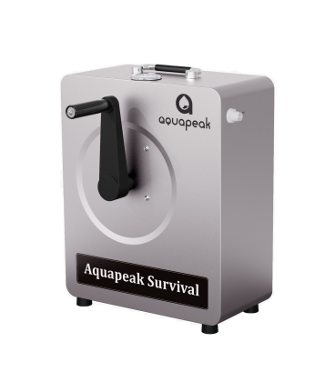 Aquapeak mobiel outdoor waterfilter handbediening