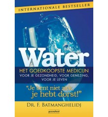 Boek 'Water - het goedkoopste medicijn' - Dr. F. Batmanghelidj