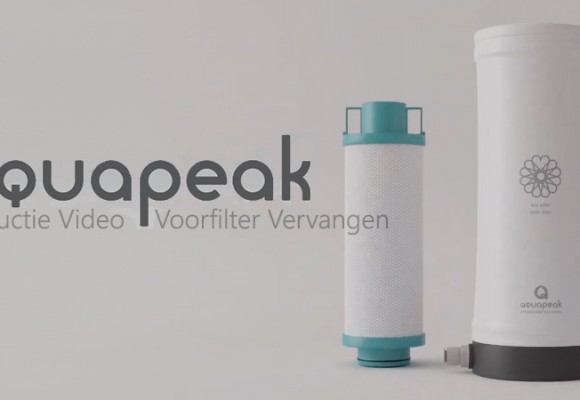Aquapeak voorfilter zelf eenvoudig vervangen